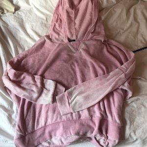 BABY PINK OCEAN DRIVE HOODIE